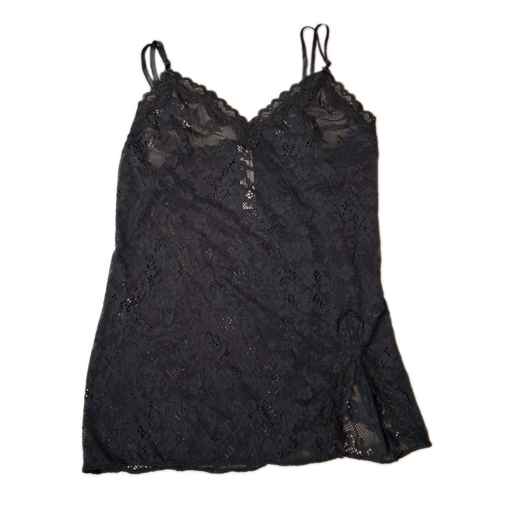 New Victoria Secret Sheer Lace Top Size Medium Sleepwear Pajamas